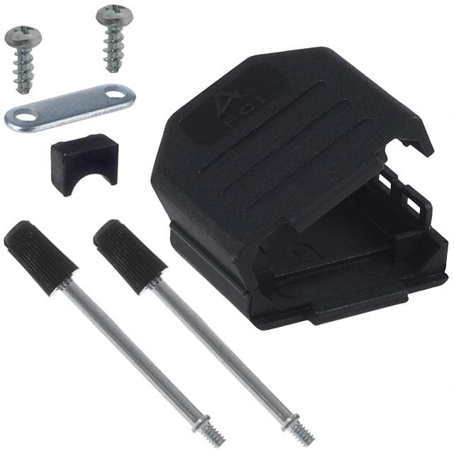 86303637BLF Amphenol ICC (FCI)  Capots de connecteurs D-Sub en forme de D